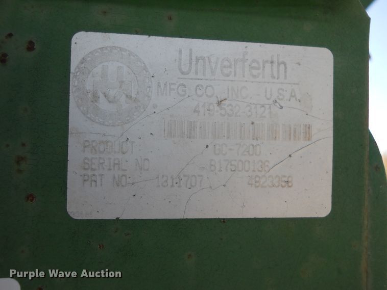 image for item HO9686 Unverferth 7200 grain cart