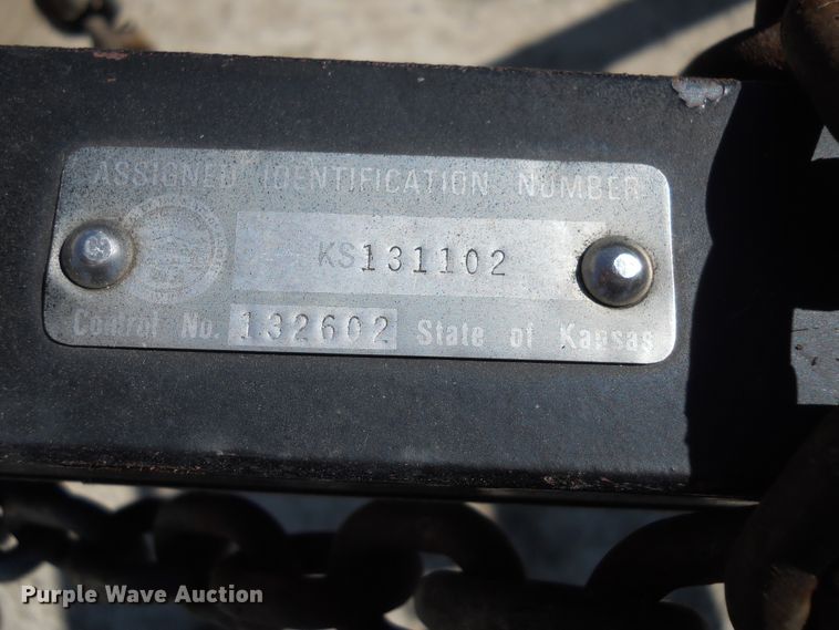 image for item HO9696 Shop built sprayer trailer