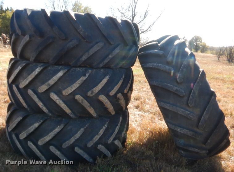 image for item HW9121 (4) 650/65R38 flotation tire and wheels