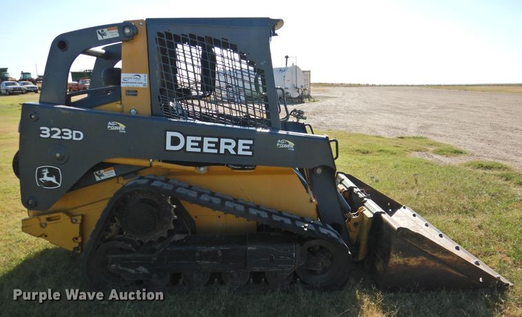 image for item DG1489 2012 John Deere 323D  tracked skid steer loader