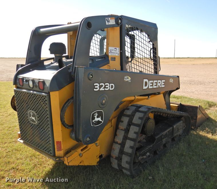 image for item DG1489 2012 John Deere 323D  tracked skid steer loader