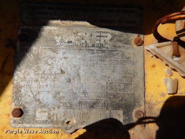 image for item DH3250 (2) Wacker trench compactors