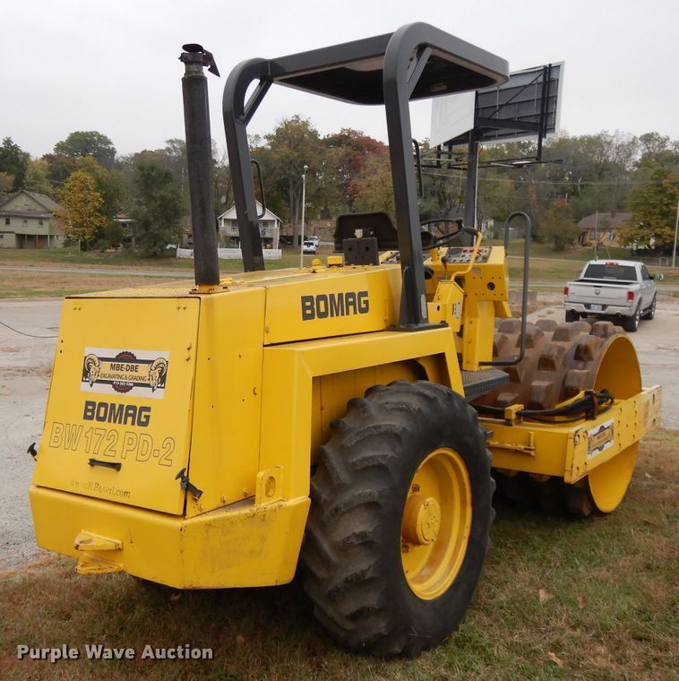 image for item DH3291 1998 Bomag BW172PD-2  vibratory single drum roller