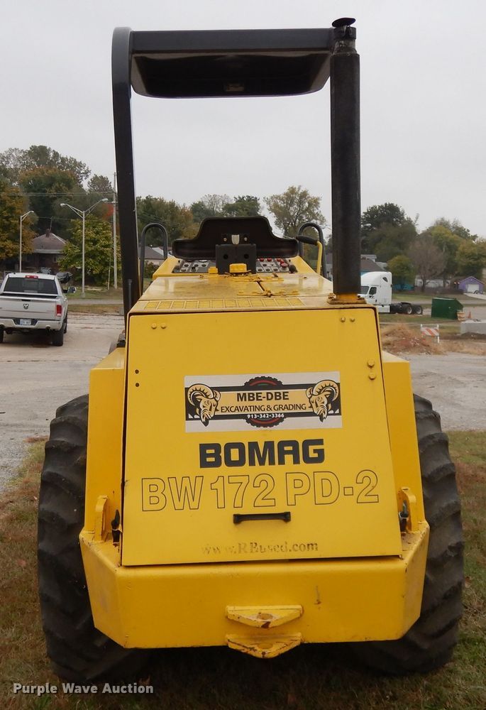 image for item DH3291 1998 Bomag BW172PD-2  vibratory single drum roller