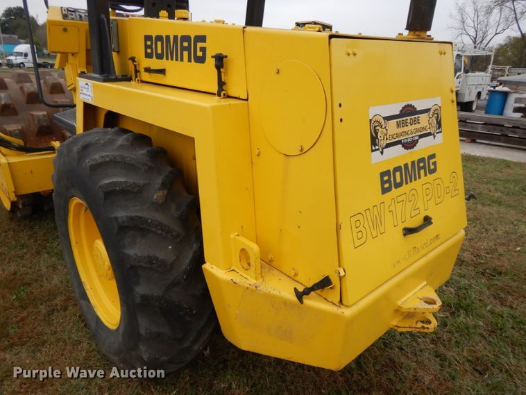 image for item DH3291 1998 Bomag BW172PD-2  vibratory single drum roller