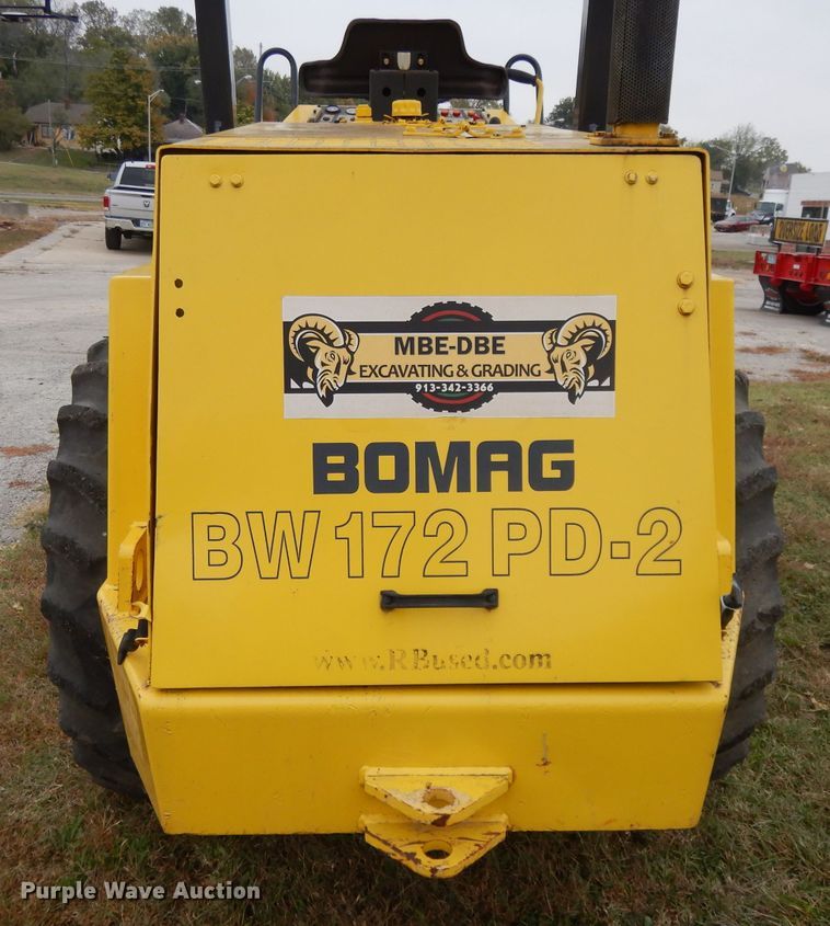 image for item DH3291 1998 Bomag BW172PD-2  vibratory single drum roller
