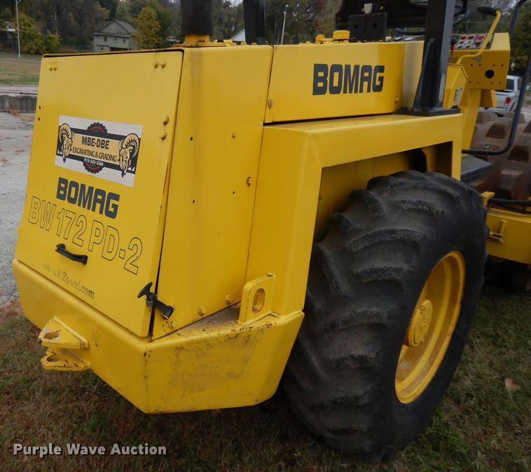image for item DH3291 1998 Bomag BW172PD-2  vibratory single drum roller