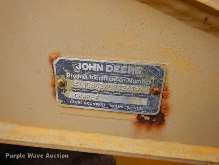 image for item DH3321 1984 John Deere 862  elevating scraper