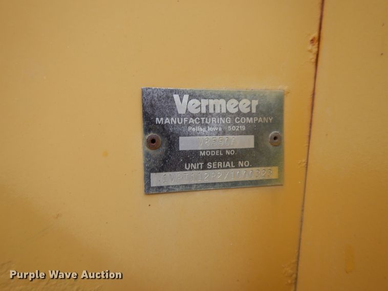 image for item DH3335 1999 Vermeer V8550A  trencher