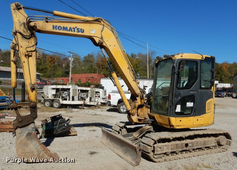 image for item DH7015 2008 Komatsu PC88MR-8  mini excavator