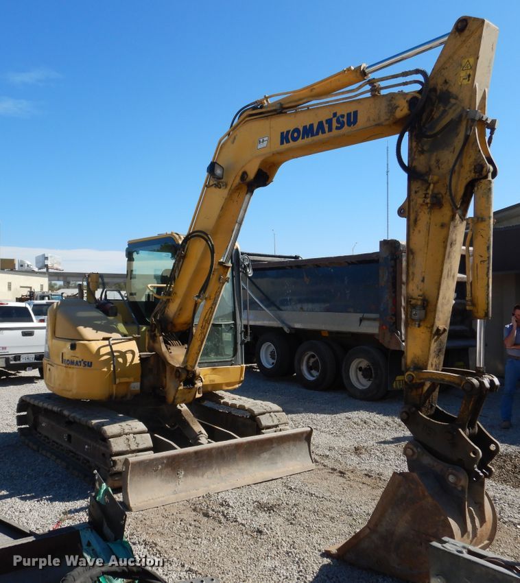 image for item DH7015 2008 Komatsu PC88MR-8  mini excavator