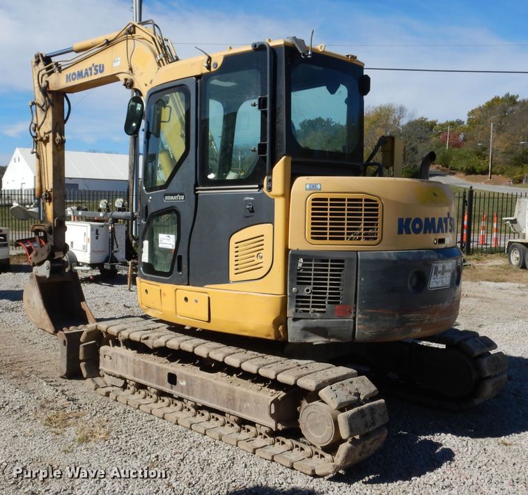 image for item DH7015 2008 Komatsu PC88MR-8  mini excavator