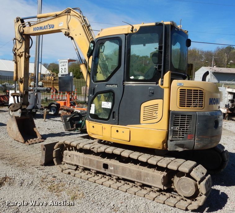 image for item DH7015 2008 Komatsu PC88MR-8  mini excavator