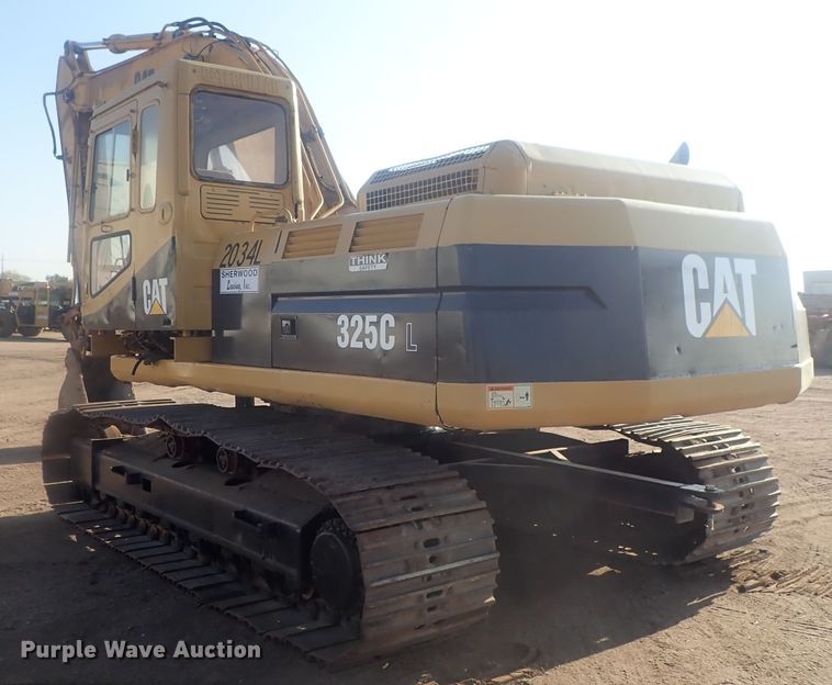 image for item DI7270 1990 Caterpillar 325C L  excavator with material placer