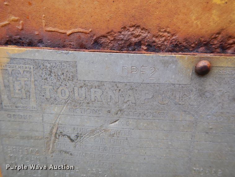 image for item DI7720 Tournapull DPF2  elevating scraper