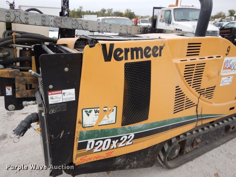 image for item DI8339 2013 Vermeer D20X22 Series II  directional boring unit