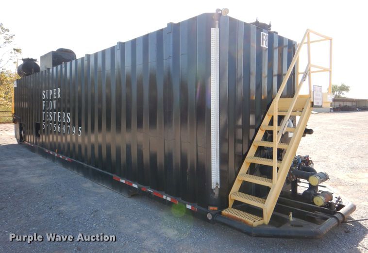 image for item DJ1759 2011 Wichita 500BBL flowback gas buster frac tank trailer