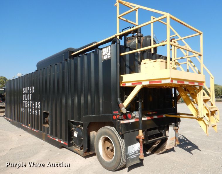 image for item DJ1759 2011 Wichita 500BBL flowback gas buster frac tank trailer