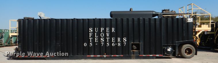 image for item DJ1759 2011 Wichita 500BBL flowback gas buster frac tank trailer