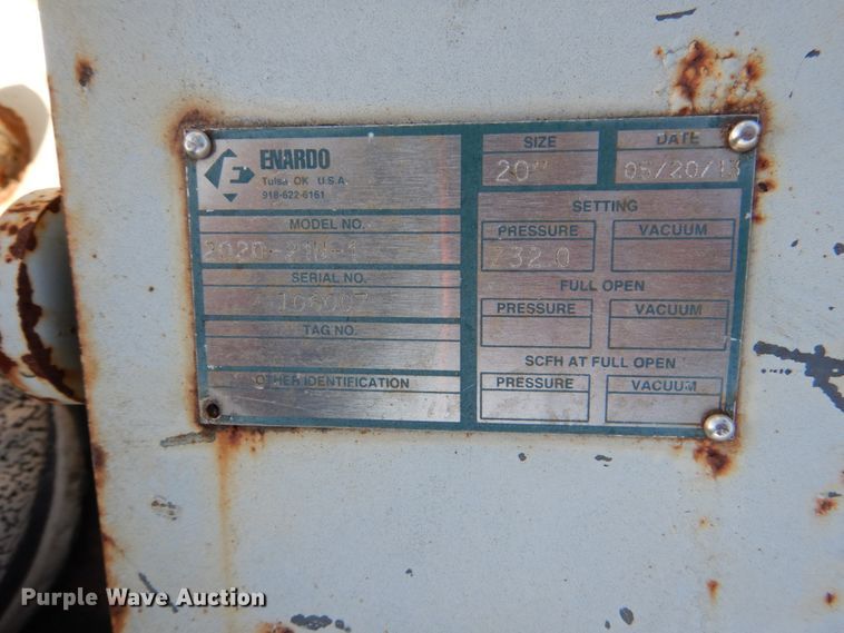 image for item DJ1759 2011 Wichita 500BBL flowback gas buster frac tank trailer