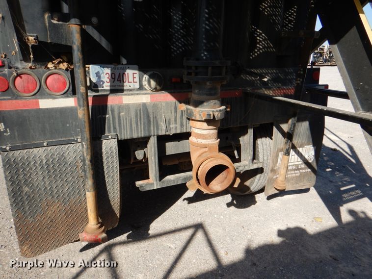 image for item DJ1760 2014 Wichita 500BBL flowback gas buster frac tank trailer