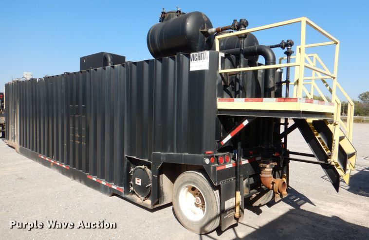 image for item DJ1761 2014 Wichita 500BBL flowback gas buster frac tank trailer