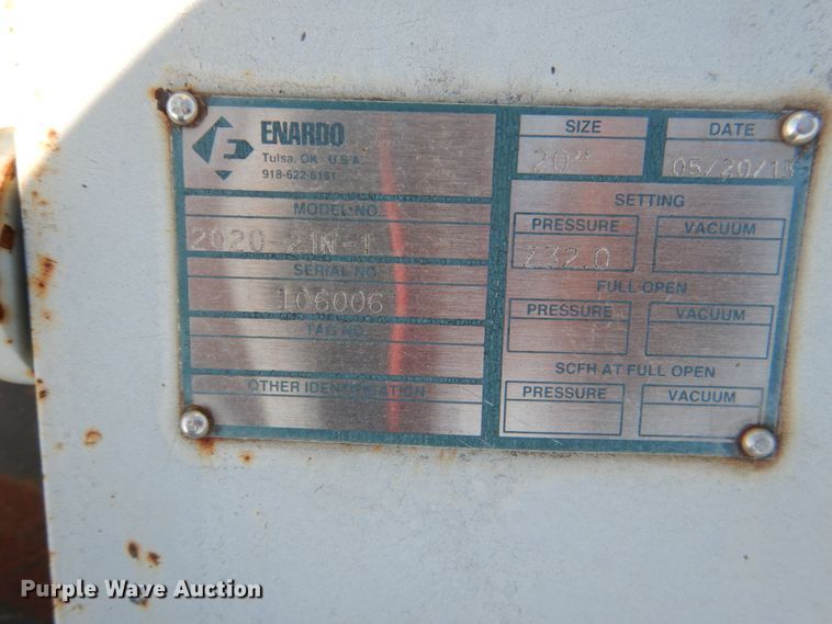 image for item DJ1762 2013 Wichita 500BBL flowback gas buster frac tank trailer