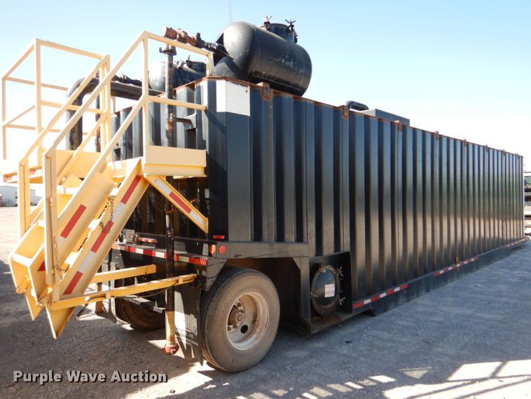 image for item DJ1763 2013 Wichita 500BBL flowback gas buster frac tank trailer