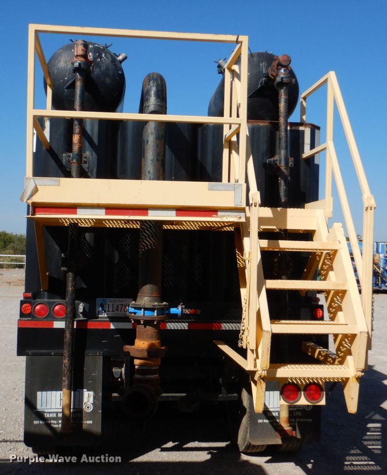 image for item DJ1763 2013 Wichita 500BBL flowback gas buster frac tank trailer