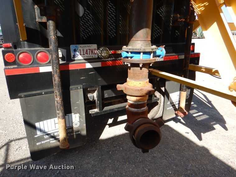 image for item DJ1763 2013 Wichita 500BBL flowback gas buster frac tank trailer