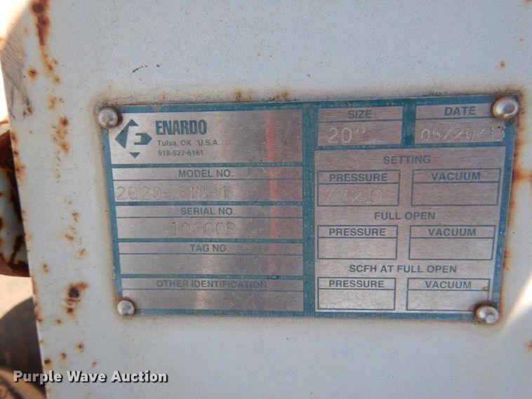 image for item DJ1764 2011 Wichita 500BBL flowback gas buster frac tank trailer