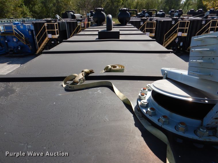 image for item DJ1766 2018 Dragon 500BBL flowback gas buster frac tank trailer