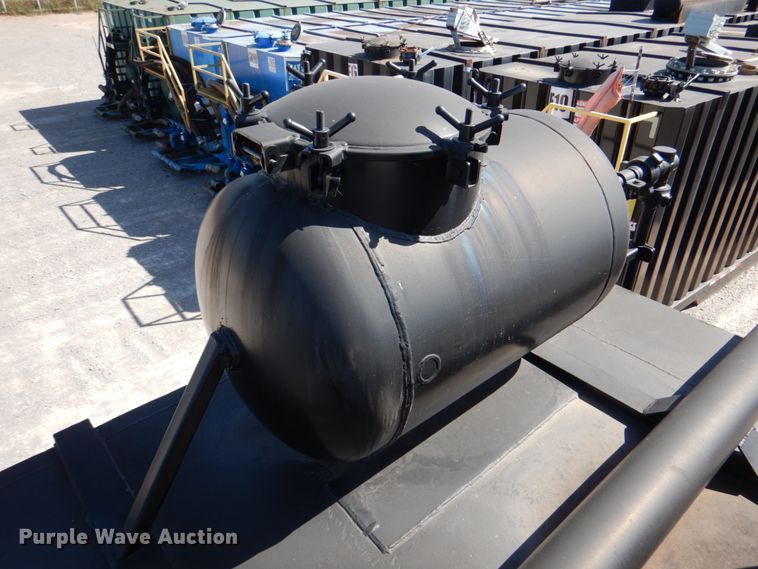 image for item DJ1766 2018 Dragon 500BBL flowback gas buster frac tank trailer