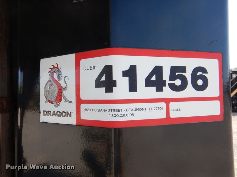 image for item DJ1766 2018 Dragon 500BBL flowback gas buster frac tank trailer