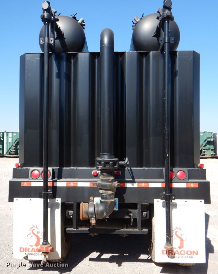 image for item DJ1767 2018 Dragon 500BBL flowback gas buster frac tank trailer