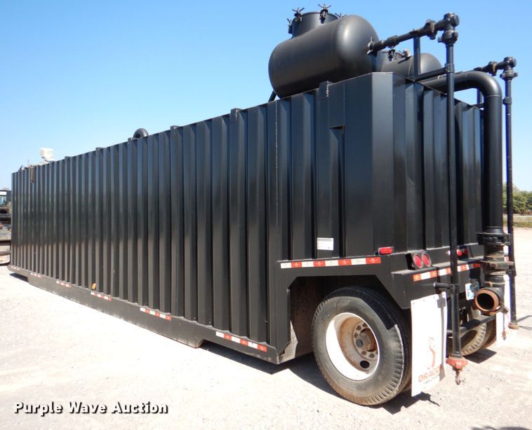 image for item DJ1767 2018 Dragon 500BBL flowback gas buster frac tank trailer