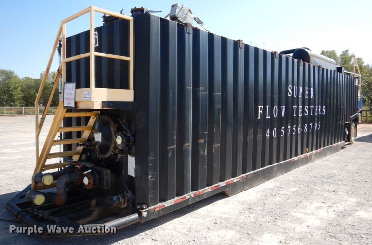 image for item DJ1768 2011 Wichita 500BBL flowback gas buster frac tank trailer