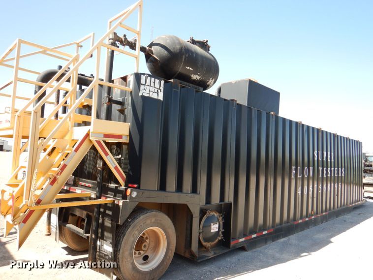 image for item DJ1768 2011 Wichita 500BBL flowback gas buster frac tank trailer