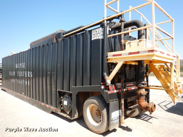 image for item DJ1768 2011 Wichita 500BBL flowback gas buster frac tank trailer