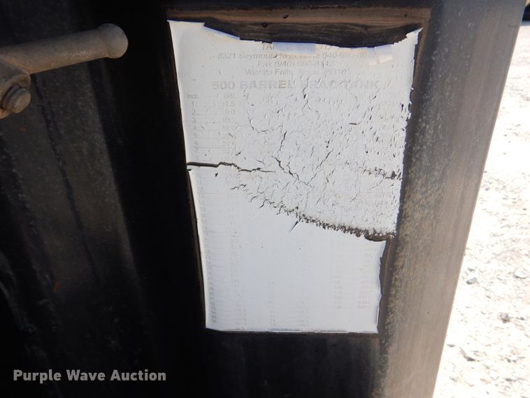 image for item DJ1768 2011 Wichita 500BBL flowback gas buster frac tank trailer