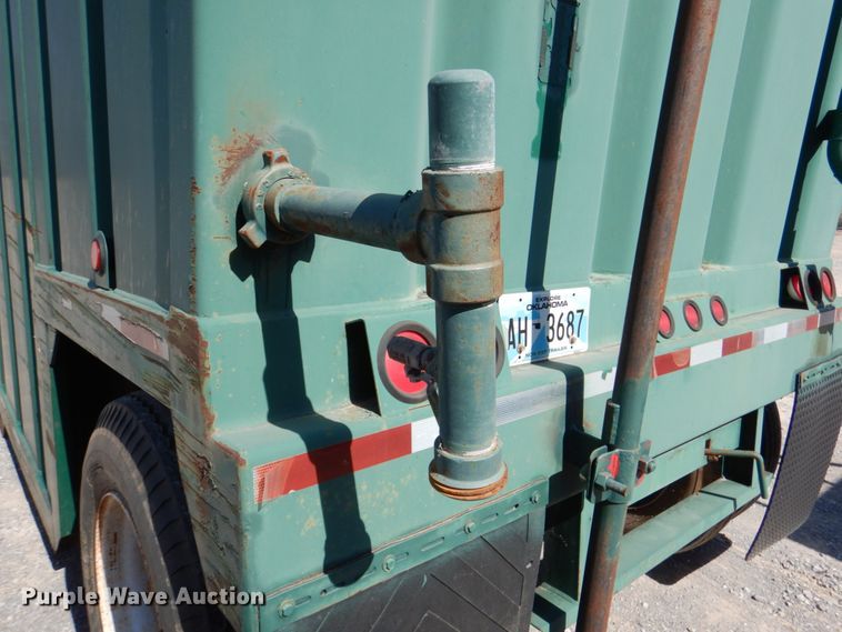 image for item DJ1771 2007 Troxell 500BBL frac tank trailer