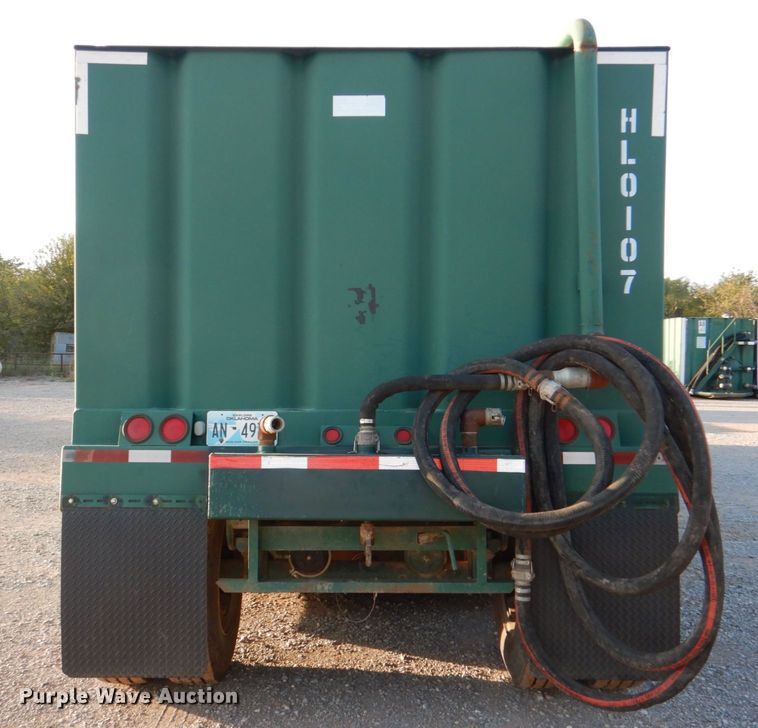 image for item DJ1773 2007 Troxell 500BBL frac tank trailer
