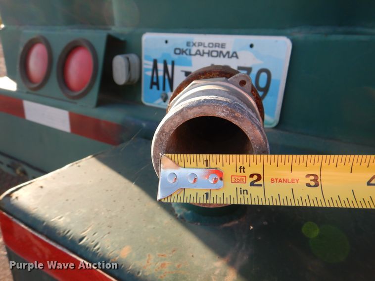 image for item DJ1773 2007 Troxell 500BBL frac tank trailer