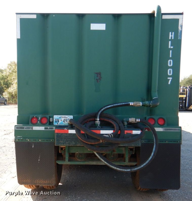 image for item DJ1780 2007 Troxell 500BBL frac tank trailer