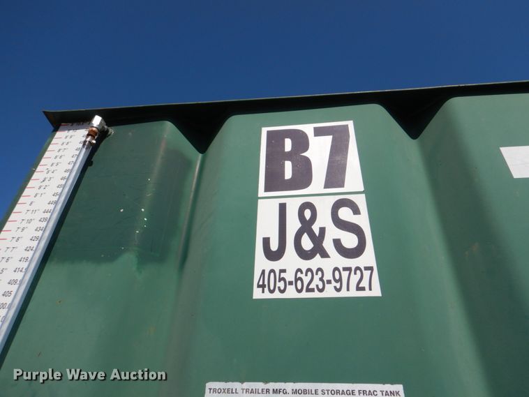 image for item DJ1787 2007 Troxell 500BBL frac tank trailer