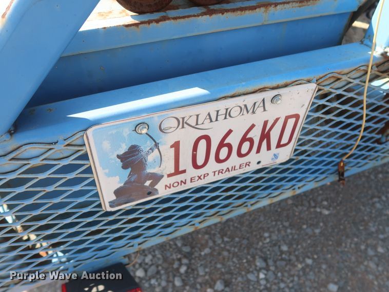 image for item DJ1791 2013 shop built flare trailer