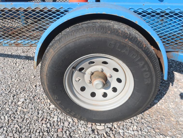 image for item DJ1795 2013 shop built flare trailer