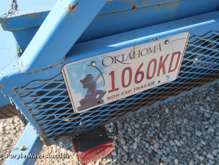 image for item DJ1795 2013 shop built flare trailer