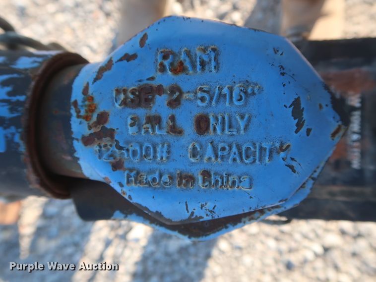 image for item DJ1799 2013 shop built flare trailer