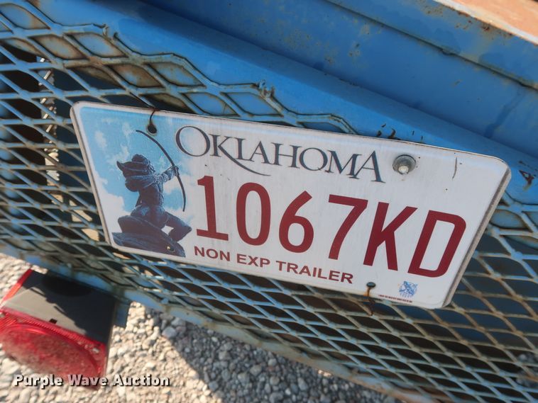 image for item DJ1799 2013 shop built flare trailer